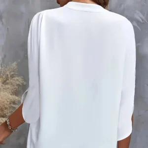 Women Shirt – V-neck, Plus Size | Premium Fabric | Comfortable Daily Wear – SKU 1005009048374827