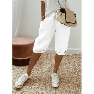 Women Pants – Elastic, Plus Size | Vintage, High Waist | Comfort Fit for Everyday Use