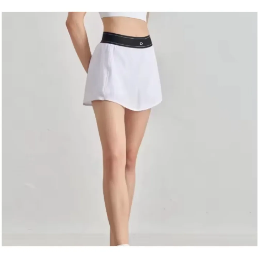 2025 OL Trendy Women's Running Golf Tennis Fitness Yoga Wide Leg Straight Pants Quick Dry with Elastic Cuffs Reflective Details - Image 2