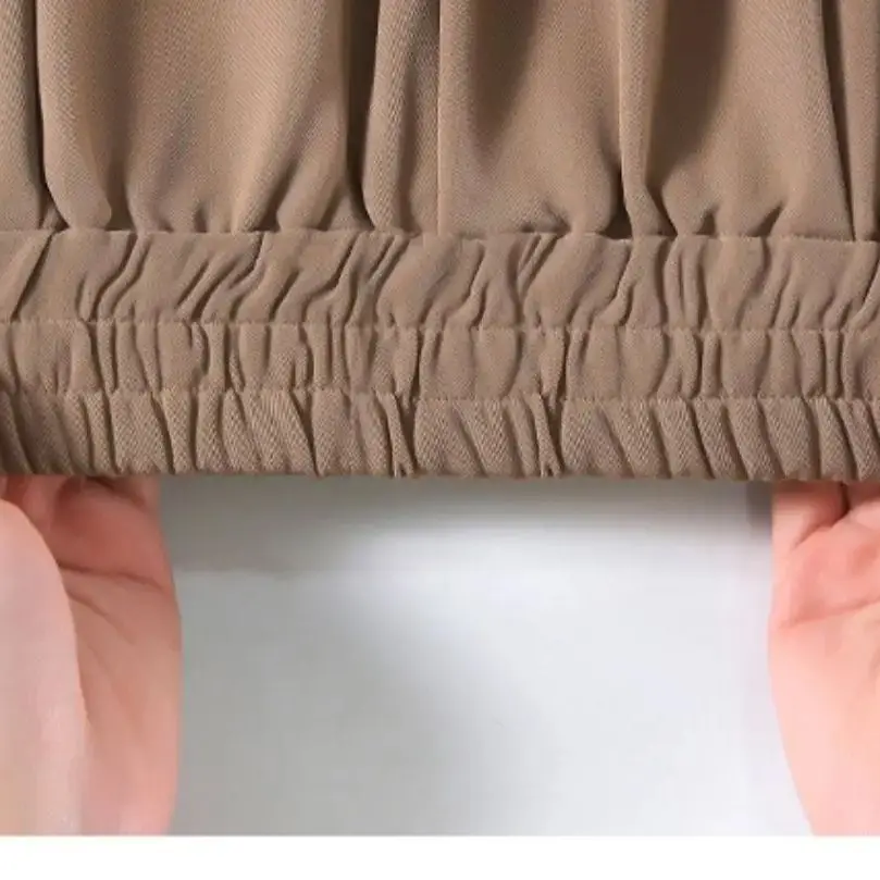 casual pants woman High sense pendant black suit wide leg high waist straight leg loose women's pants - Image 5