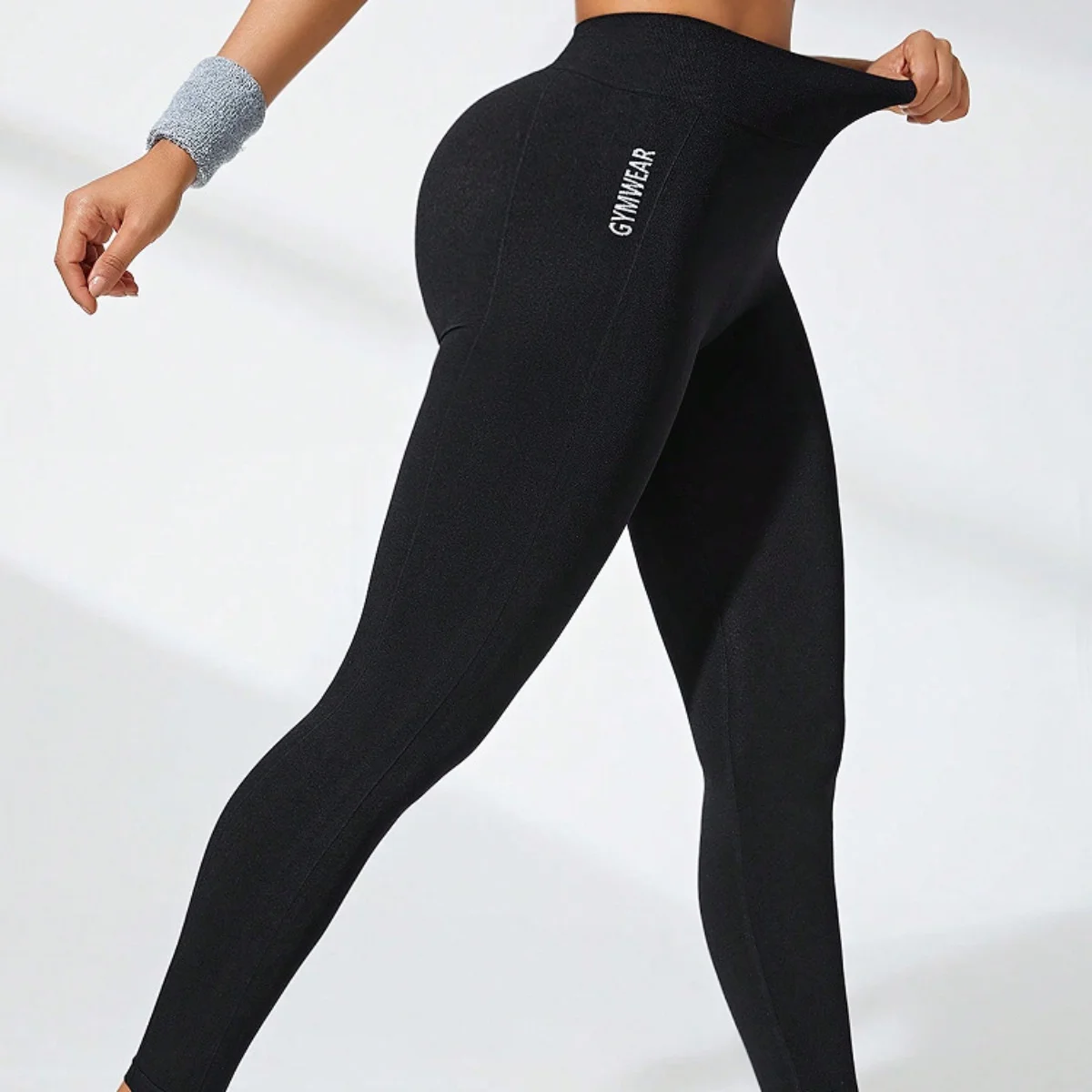 Yoga Leggings for Women High Waisted Soft Tummy Control Slimming Black Yoga Pants Clothing Workout Running Fitness - Image 2