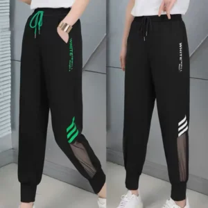 Ice Silk Qui Dry Summer Thin Me Harlan Pants Women's Spor Slimming High Waist Nine Point Casual Pants Indian Sle