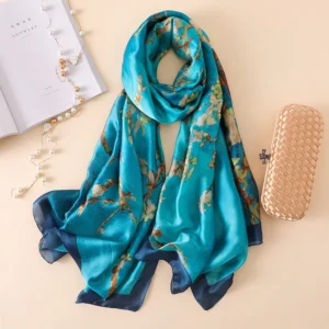 Women Scarf – Spain, Silk | Floral | Soft Fabric for All Seasons